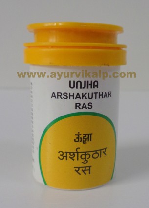 Unjha Phramacy, ARSHAKUTHAR RAS, 60 Tablets, Piles & Bleeding Piles